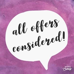 All offers considered!